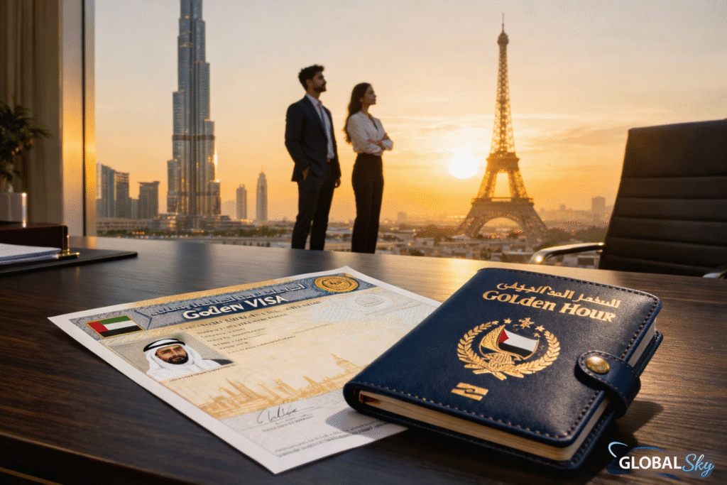 UAE Golden Visa Travel Benefits Image